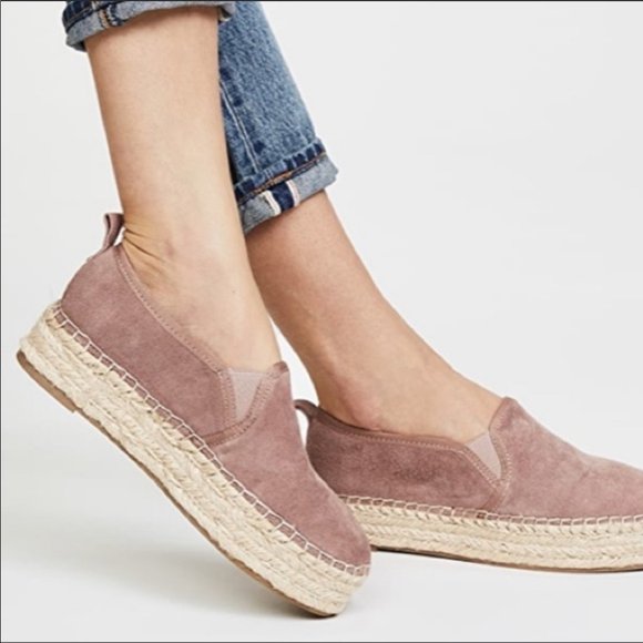 Sam Edelman Shoes - Sam Edelman Suede Espadrille Platform Sneaker Sz 8